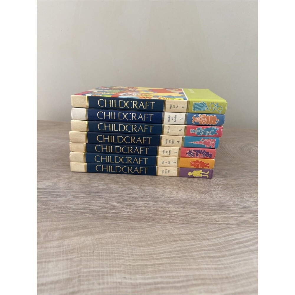 Childcraft Books 1989 The How and Why Library~set of 12 missing 5,6,7,10,12